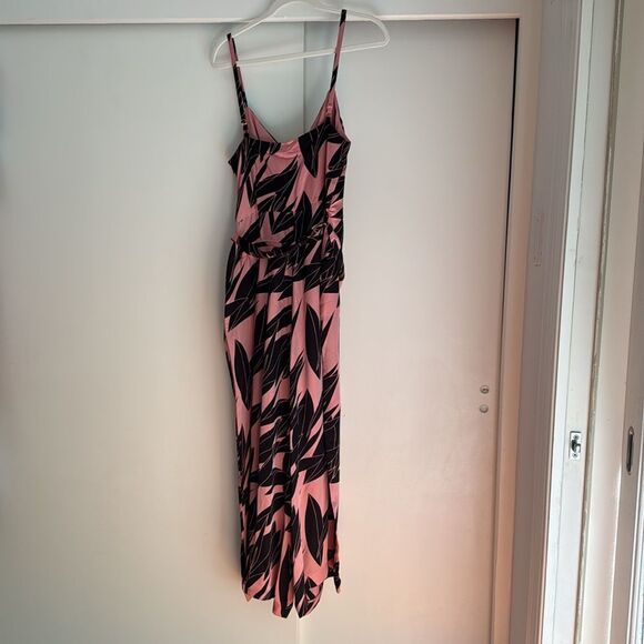 Ted Baker Diantha pink Black Sour Cherry Palm-Printed Jumpsuit NWT 4 US 10 - Picture 8 of 8